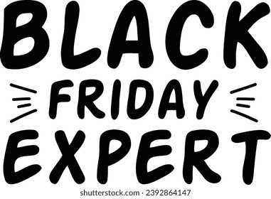 El Viernes Negro Crispy Diseño Tipográfico para Ropa, Impresión de Ropas que Ofrece Ventas Altamente Promocionadas a Precios Descontados en un popular día de compras.