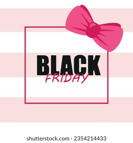 Friday negro 
arco rosa lindo