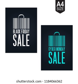 Black Friday and Cyber Monday Sale flyer