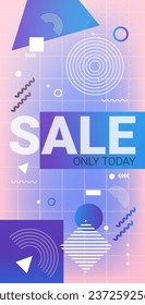 black friday or cyber monday special offer sale poster shopping flyer holiday promotion hot price discount banner vertical