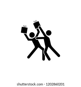 black friday day,  fight icon. Element of black friday icon for mobile concept and web apps. Detailed black friday day,  fight icon can be used for web and mobile