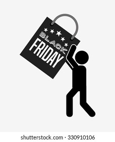 black friday deals design, vector illustration eps10 graphic 