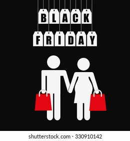 black friday deals design, vector illustration eps10 graphic 