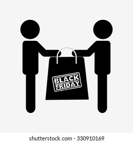 black friday deals design, vector illustration eps10 graphic 