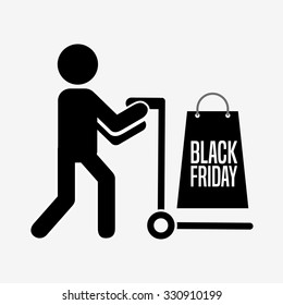 black friday deals design, vector illustration eps10 graphic 