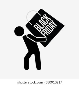 black friday deals design, vector illustration eps10 graphic 