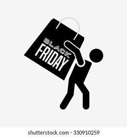 black friday deals design, vector illustration eps10 graphic 