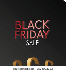 Black Friday design for advertising, banners, leaflets and flyers.
