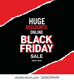 Black Friday design for advertising, banners, leaflets and flyers.