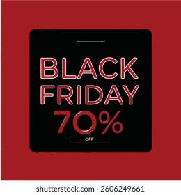 Black Friday design for advertising, banners, leaflets and flyers.