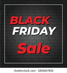 Black friday design with black background. Great vector for discount coupons, apps, smartphones, sales promotion, product marketing, online shops, social media etc.