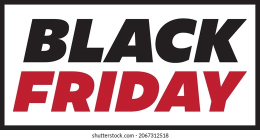 Black Friday Design Label Vector