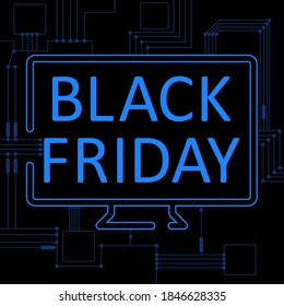 Black friday design template. Sales promo design. Holidays discount