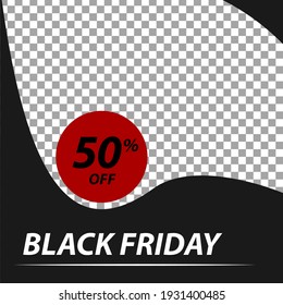 Black Friday Design, Vektorgrafik für Mode 