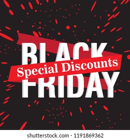 Black Friday discount background