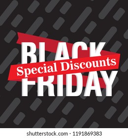 Black Friday discount background