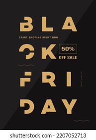 black friday discount sale poster flyer or social media post design