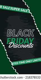 Black Friday discount social media and banner multi purpose