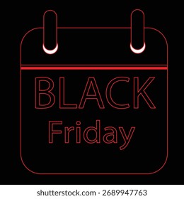 Vector de etiqueta de descuento de Black Friday

