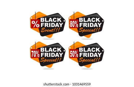 Black Friday Discount Template Set