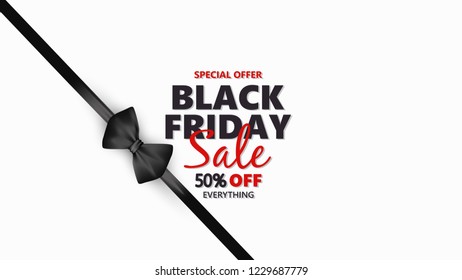 Black friday discount vector background, promotion, off sale design.