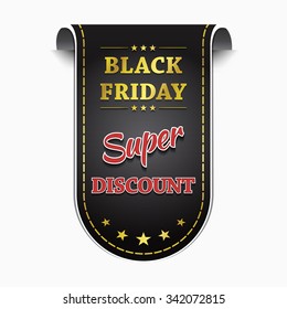 Black friday Discount vector icon over a white , vector illustration