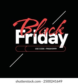 black friday discount vector social media