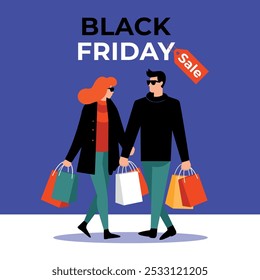 Black Friday Rabatte, Black Friday Banner, Shopping, Geschäfte