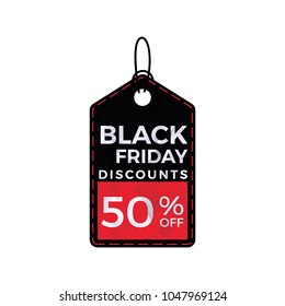 Black Friday Discounts Label