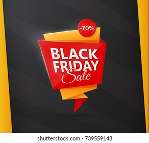 black friday discounts label template. Eps10