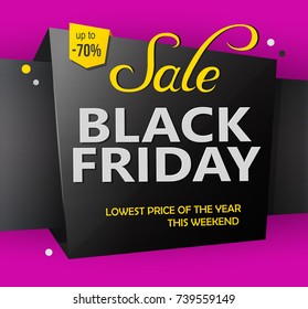 black friday discounts label template. Eps10