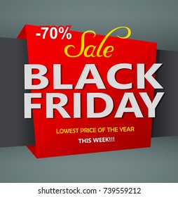 black friday discounts label template. Eps10