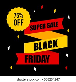 Black friday discount,sale,price cut banner