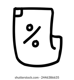 Black friday doodle icon sets