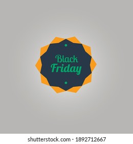 Black friday element with grey background