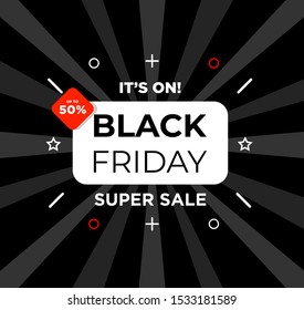 Black Friday event ad promo super sale and discount