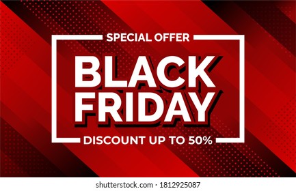 Black friday event background design template