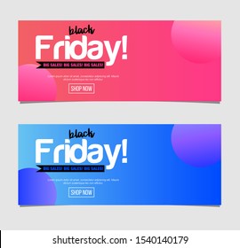 Black friday event banners set for website and etc. There is blank page on the right side so you can add several images on it.