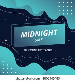 Black friday event poster with colorful fluid and liquid design template