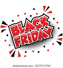 Black friday event web icon. Vector template on transparent  background