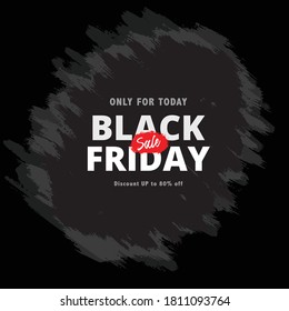 Black friday in flat design