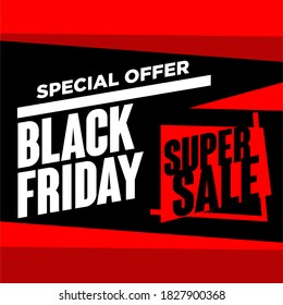 Black friday flyer and banner background vector