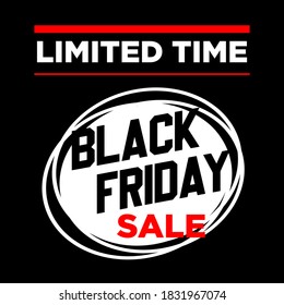 Black friday flyer and banner background vector