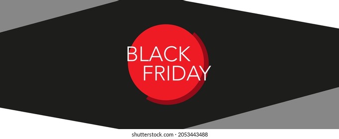 Black Friday flyer. Vector graphics in flat style
