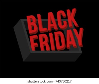 Black Friday frame illustration