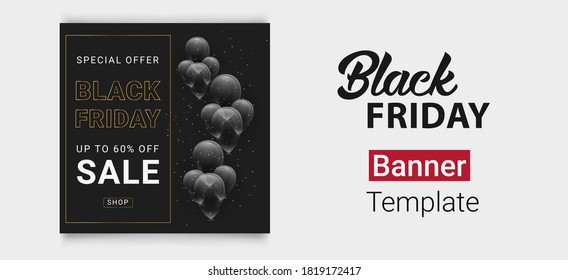 Black Friday Furniture Web Banner Black friday sale Banner Black Friday banners Set