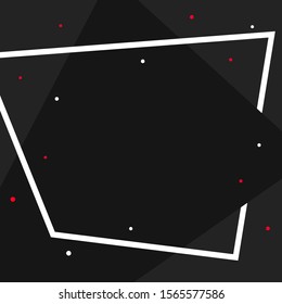 Black Friday Geometric Background Banner poster template vector illustration Sale holiday greeting card