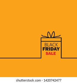 Black Friday Gift EPS Vector Mega sale, cost reduction, save your money 