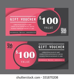 plantilla de cupón de certificado de regalo del viernes negro, puede ser utilizado para tarjetas de compras de negocios, venta y promoción de clientes, diseño, banner, diseño web. ilustración vectorial