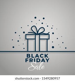 black friday gifts and sale minimal style background